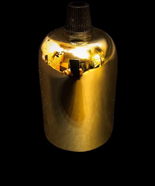 Brass E27 threaded metal lamp holder Fraser Besant Lighting